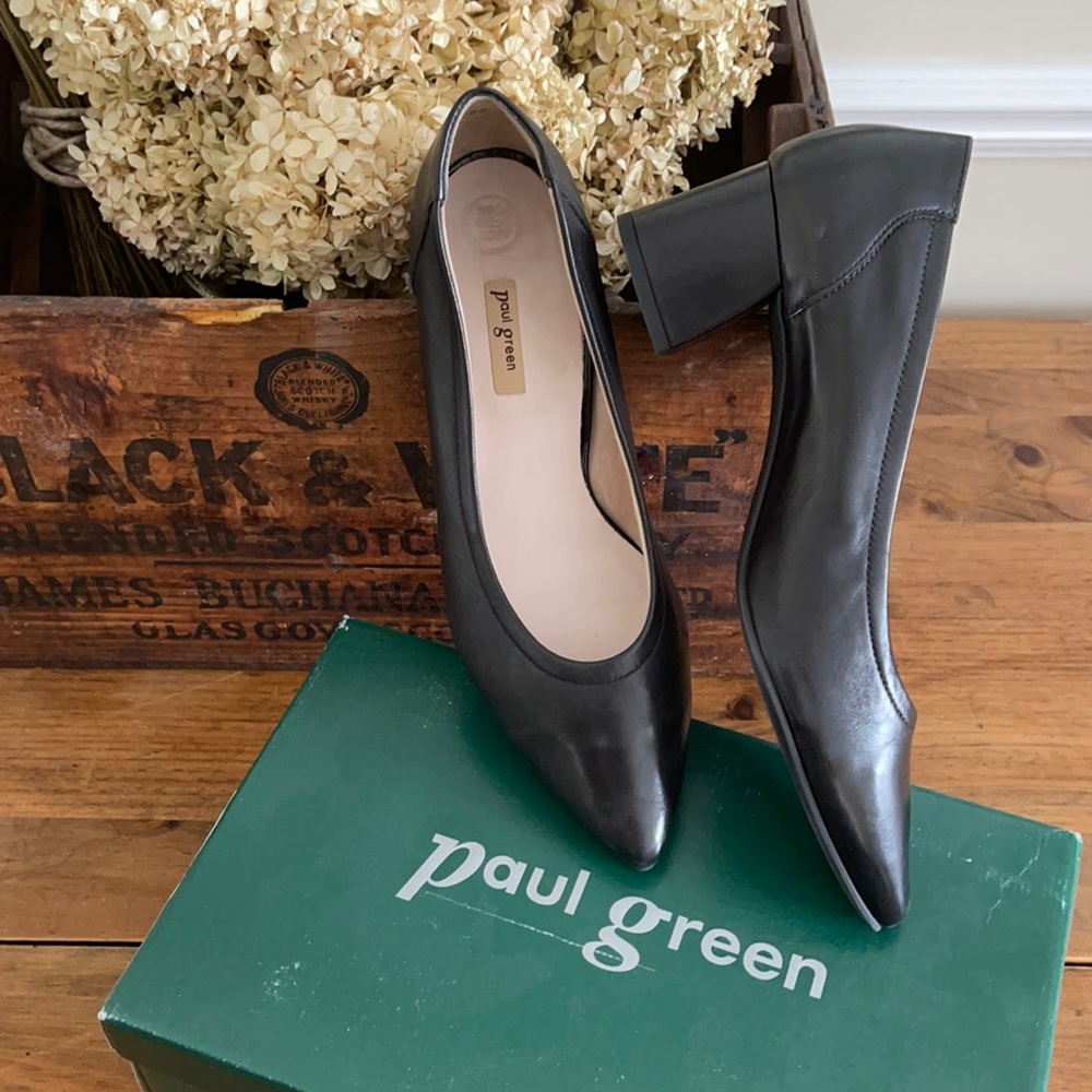 Paul Green Tammy Pump Black Softnappa dress shoes